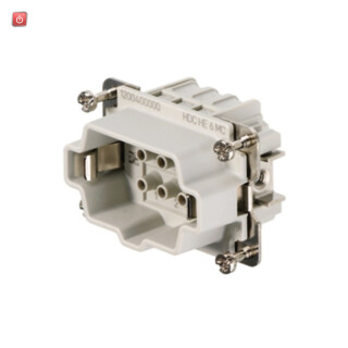 WEIDMÜLLER / 1200400000 / HDC HE 6 MC / Kontakteinsatz (Industriesteckverbinder), Stift, 500 V, 24 A, Polzahl: / EAN 4008190110864