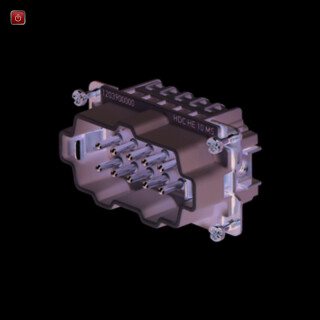 WEIDMÜLLER / 1203900000 / HDC HE 10 MS / Kontakteinsatz (Industriesteckverbinder), Stift, 500 V, 16 A, Polzahl: / EAN 4008190169916