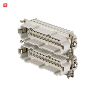 WEIDMÜLLER / 1226400000 / HDC HE 24 MC 25-48 / Kontakteinsatz (Industriesteckverbinder), Stift, 500 V, 16 A, Polzahl: / EAN 4008190061104
