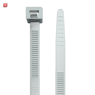 WEIDMÜLLER / 1278700000 / CB 140/3,5 NC / Kabelbinder, Breite: 3.5 mm, 180 N, natur, Brennbarkeitsklasse nach UL / EAN 4008190155759