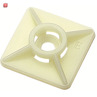 WEIDMÜLLER / 1289400000 / CBH 27/27 NC / Kabelbinderhalter, selbstklebend, Max. Kabelbinderbreite: 4.8 mm, / EAN 4008190160067