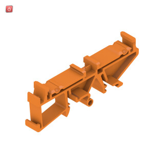 WEIDMÜLLER / 1324460000 / RF 180 OR 1665 / Rastfuß (Profilgehäuse), PA 66, orange / EAN 4008190159870