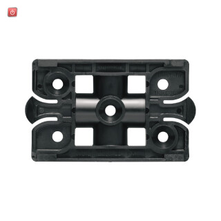 WEIDMÜLLER / 1603290000 / CC-HO 85/54 SW / Halter (Gerätemarkierungen), Breite: 58 mm, schwarz, Polyamid 66, / EAN 4008190188306