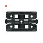 WEIDMÜLLER / 1603290000 / CC-HO 85/54 SW / Halter (Gerätemarkierungen), Breite: 58 mm, schwarz, Polyamid 66, / EAN 4008190188306