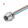 WEIDMÜLLER / 1814890000 / SAIE-M12B-5-0.5U-PG9 / Rundsteckverbinder, Einbau (mit Leitung), M12, Polzahl: 5, 0.5 m, / EAN 4032248303120