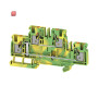 WEIDMÜLLER / 2539990000 / A2T 4 PE / Mehrstock-Schutzleiterreihenklemme, PUSH IN, grün / gelb, 4 mm², 800 / EAN 4050118551846