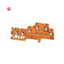 WEIDMÜLLER / 2579620000 / AIO23 1.5 2SI OR / Initiator-, Aktor-Reihenklemme, PUSH IN, orange, 1.5 mm², 13.5 A, 250 / EAN 4050118588347