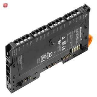 WEIDMÜLLER / 2555940000 / UR20-8AI-RTD-DIAG-2W / Analoges Eingangs-Modul (I/O), Temperaturmodul, PUSH IN, 24 V DC +20 / EAN 4050118566062