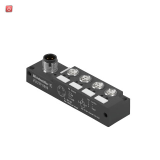 WEIDMÜLLER / 2512390000 / SAI-04L-VP12-3A-M08L / Passiver Sensor-/Aktor-Verteiler (ohne Leitung), Mit M12 Abgang, M8, / EAN 4050118527773