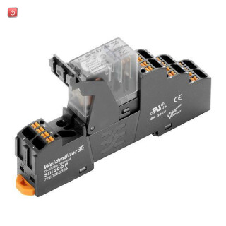 WEIDMÜLLER / 2576240000 / DRIKITP 24VAC 2CO LD / Koppelrelais, 24 V AC, LED rot, 2 Wechsler (AgSnO) , 250 V AC, 5 A, / EAN 4050118586008