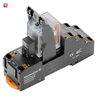 WEIDMÜLLER / 2576110000 / DRMKITP 24VDC 2CO LD / Koppelrelais, 24 V DC, LED grün, 2 Wechsler (AgNi hauchvergoldet) , / EAN 4050118585865