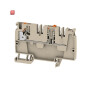 WEIDMÜLLER / 2581710000 / AAP21 4 DT OR / Durchgangs-Reihenklemme, PUSH IN, dunkelbeige, 4 mm², 20 A, 250 V, / EAN 4050118591637