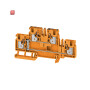 WEIDMÜLLER / 2552590000 / A2T 4 VL OR / Mehrstock-Reihenklemme, PUSH IN, orange, 4 mm², 800 V, 800 V, Anzahl / EAN 4050118562477
