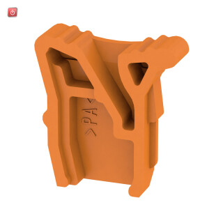 WEIDMÜLLER / 2482530000 / APGPC 1.5 / Klemmenabdeckung, orange, Wemid, Höhe: 16 mm, Breite: 3.3 mm, Tiefe: / EAN 4050118494563