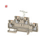 WEIDMÜLLER / 2581250000 / A2T 2.5 SNAPMARK / Mehrstock-Reihenklemme, PUSH IN, dunkelbeige, 2.5 mm², 800 V, 800 V, / EAN 4050118590340