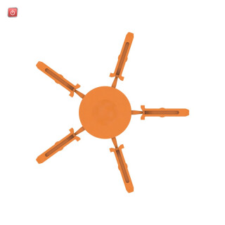 WEIDMÜLLER / 1514490000 / APGCE / Kodierelement (Klemmen), Wemid, orange, Breite: 3.3 mm / EAN 4050118321906