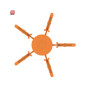WEIDMÜLLER / 1514490000 / APGCE / Kodierelement (Klemmen), Wemid, orange, Breite: 3.3 mm / EAN 4050118321906