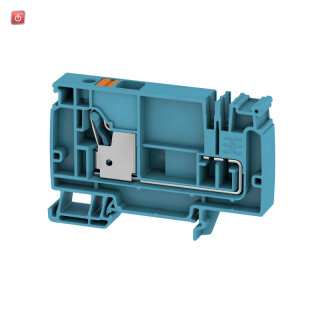 WEIDMÜLLER / 2581800000 / AAP21 10 LO BL/OR / Einspeiseklemme, PUSH IN, blau, 10 mm², 57 A, 250 V, Anzahl / EAN 4050118591019