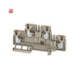 WEIDMÜLLER / 2539970000 / A2T 4 / Mehrstock-Reihenklemme, PUSH IN, dunkelbeige, 4 mm², 800 V, 800 V, / EAN 4050118551860