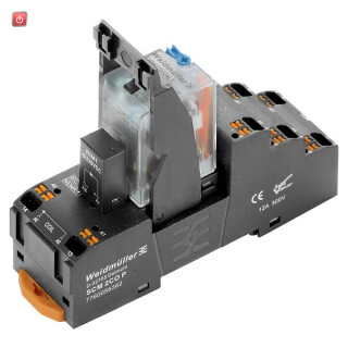 WEIDMÜLLER / 2576120000 / DRMKITP 24VDC 2CO LD / Koppelrelais, 24 V DC, LED grün, 2 Wechsler (AgNi hauchvergoldet) , / EAN 4050118585872