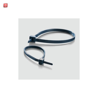 WEIDMÜLLER / 2602770000 / CB-DT 200/4.5 BL / Kabelbinder, Breite: 4.5 mm, 220 N, blau, Brennbarkeitsklasse nach UL / EAN 4050118650181
