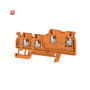 WEIDMÜLLER / 2579610000 / AIO21 1.5 SI OR / Initiator-, Aktor-Reihenklemme, PUSH IN, orange, 1.5 mm², 13.5 A, 250 / EAN 4050118588330