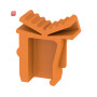 WEIDMÜLLER / 1514500000 / APGPC 2.5 / Klemmenabdeckung, orange, Wemid, Höhe: 10.1 mm, Breite: 4.8 mm, Tiefe: / EAN 4050118322002