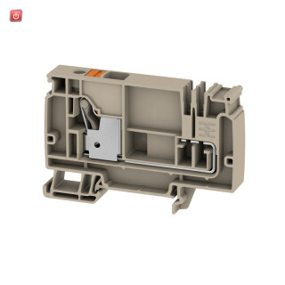 WEIDMÜLLER / 2581690000 / AAP21 10 LO OR / Einspeiseklemme, PUSH IN, dunkelbeige, 10 mm², 57 A, 250 V, Anzahl / EAN 4050118590845