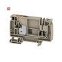 WEIDMÜLLER / 2581690000 / AAP21 10 LO OR / Einspeiseklemme, PUSH IN, dunkelbeige, 10 mm², 57 A, 250 V, Anzahl / EAN 4050118590845