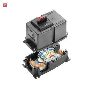 WEIDMÜLLER / 1003260000 / FP BOX ON/OFF / Energieverteilungsklemmenleiste mit Gehäuse, IP65, in geschlossenem / EAN 4032248698967