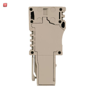 WEIDMÜLLER / 1051970000 / ZP 4/1AN / Stecker (Klemmen), Zugfederanschluss, dunkelbeige, 4 mm², 32 A, 800 V, / EAN 4032248792351
