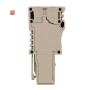 WEIDMÜLLER / 1051970000 / ZP 4/1AN / Stecker (Klemmen), Zugfederanschluss, dunkelbeige, 4 mm², 32 A, 800 V, / EAN 4032248792351