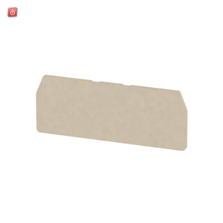 WEIDMÜLLER / 1776090000 / ZAP/TW ZDU1.5/4AN / Trennwand (Klemmen), dunkelbeige, Höhe: 75.5 mm, Breite: 2 mm, V-0, / EAN 4032248188178