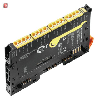 WEIDMÜLLER / 2464600000 / UR20-8DI-PN-FSOE-V2 / Sicheres Eingangs-Modul (I/O), Sicheres Eingangsmodul, PUSH IN, 24 V / EAN 4050118479409