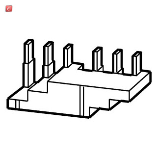 EATON / 220220 / Drehstromschienenblock, Schutzschalter: 2, 110 mm B3.0/2-PKZ4 / EAN4015082202200