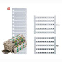 WEIDMÜLLER / 0522761027 / DEK 5 GW G / Klemmenmarkierung, weiß, Raster in mm: 5.00, Aufgedruckte Zeichen: / EAN 4008190160104