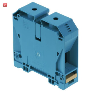 WEIDMÜLLER / 1820560000 / WDU 95N/120N BL / Durchgangs-Reihenklemme, Schraubanschluss, blau, 120 mm², 269 A, 1000 / EAN 4032248369614