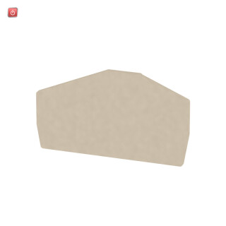 WEIDMÜLLER / 1771440000 / ZAP ZDU6-2 / Abschlussplatte (Klemmen), dunkelbeige, Höhe: 67.95 mm, Breite: 2 mm, / EAN 4032248169719