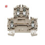 WEIDMÜLLER / 1041900000 / WDK 4N / Mehrstock-Reihenklemme, Schraubanschluss, dunkelbeige, 4 mm², 800 V, / EAN 4032248138814