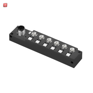 WEIDMÜLLER / 1828730000 / SAI-06L-VP12-3A-M08L / Passiver Sensor-/Aktor-Verteiler (ohne Leitung), Mit M12 Abgang, / EAN 4032248335374