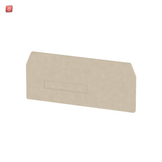 WEIDMÜLLER / 1749580000 / ZAP/TW 10/16 / Trennwand (Klemmen), dunkelbeige, Höhe: 99.08 mm, Breite: 2.7 mm, V-0, / EAN 4032248138920