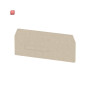 WEIDMÜLLER / 1749580000 / ZAP/TW 10/16 / Trennwand (Klemmen), dunkelbeige, Höhe: 99.08 mm, Breite: 2.7 mm, V-0, / EAN 4032248138920