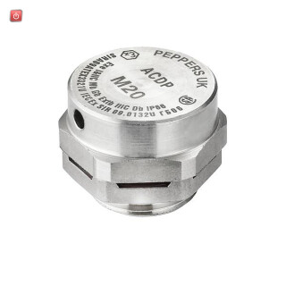 WEIDMÜLLER / 2519590000 / KLIPPON BDX M25 S / Ex-Druckausgleichselemente, M 25, 10 mm, Edelstahl 1.4404 (316 L), VPE / EAN 4050118532081