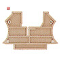 WEIDMÜLLER / 1071100000 / ZR WPO4 DB / Zwischenrahmen (Klemmen), Wemid, dunkelbeige / EAN 4008190278106