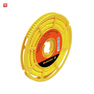 WEIDMÜLLER / 1568261637 / CLI C 2-4 GE/SW A CD / Kabelmarkierungssystem, gelb, Leiteraußendurchmesser:4 - 10 mm, / EAN 4008190102173