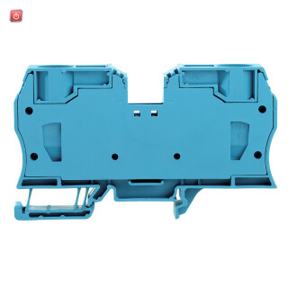 WEIDMÜLLER / 1739630000 / ZDU 35 BL / Durchgangs-Reihenklemme, Zugfederanschluss, blau, 35 mm², 125 A, 800 / EAN 4008190957087