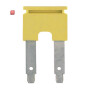 WEIDMÜLLER / 1739700000 / ZQV 35/2 / Querverbinder (Klemmen), gesteckt, gelb, 125 A, Polzahl: 2, Raster in / EAN 4008190957155