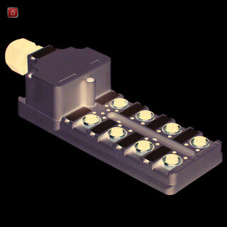 WEIDMÜLLER / 1701250000 / SAI-8-M 5P M12 / Passiver Sensor-/Aktor-Verteiler (ohne Leitung), Haubenverteiler, M12, / EAN 4008190949761