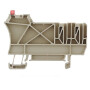 WEIDMÜLLER / 1649540000 / ZAP/TW ZIA1.5/3L / Trennwand (Klemmen), dunkelbeige, Höhe: 68 mm, Breite: 5.08 mm, V-0, / EAN 4008190295165