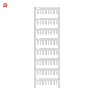 WEIDMÜLLER / 1718411044 / TM-I 12 MC NE WS / Kabelmarkierungssystem, weiß, neutral, Polyamid 66, -40...100 °C / EAN 4008190348977